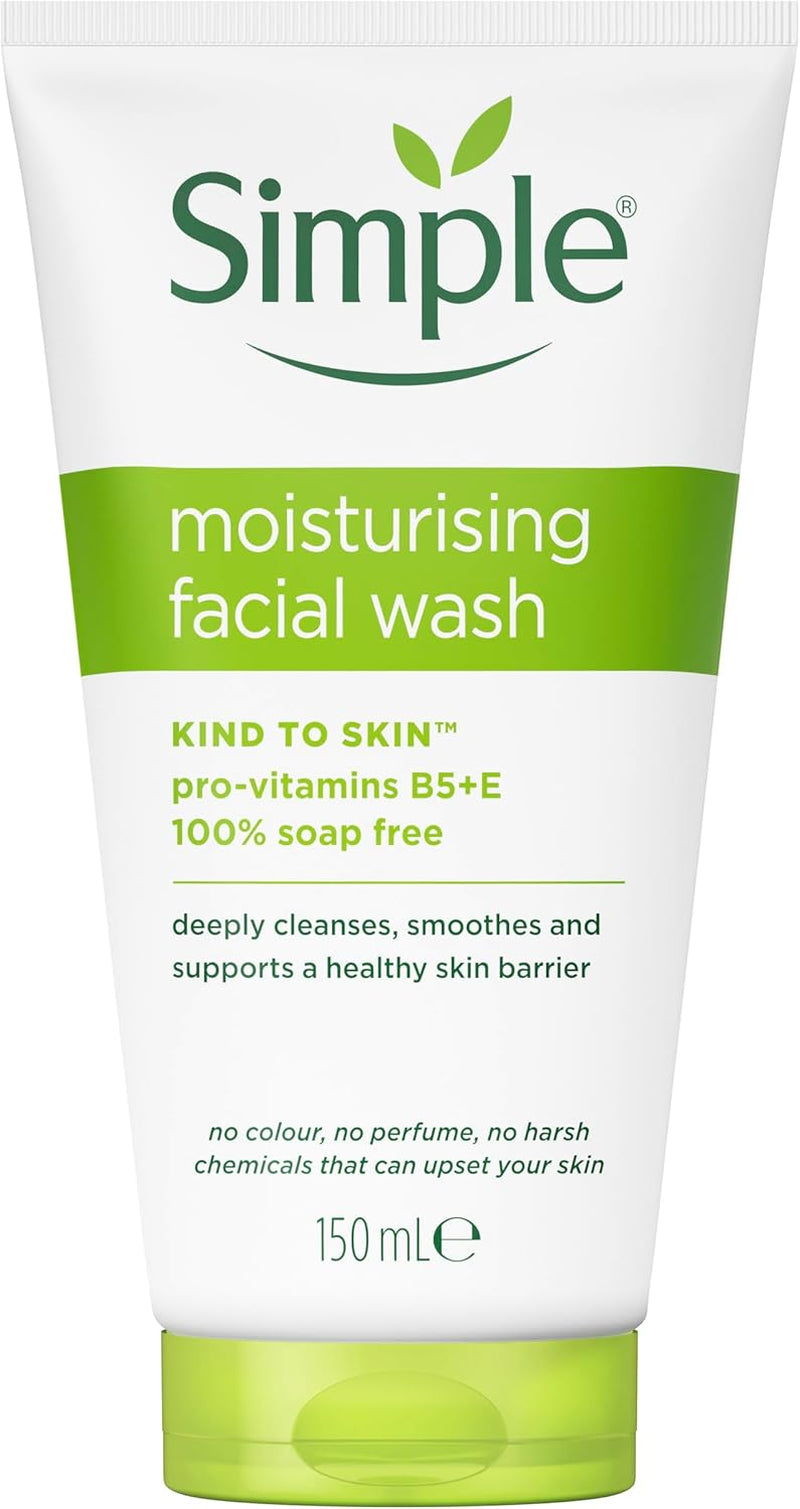 Kind to Skin Moisturising Facial Wash for Gentle Daily Cleansing Leaving Skin Feeling Hydrated 150 Ml