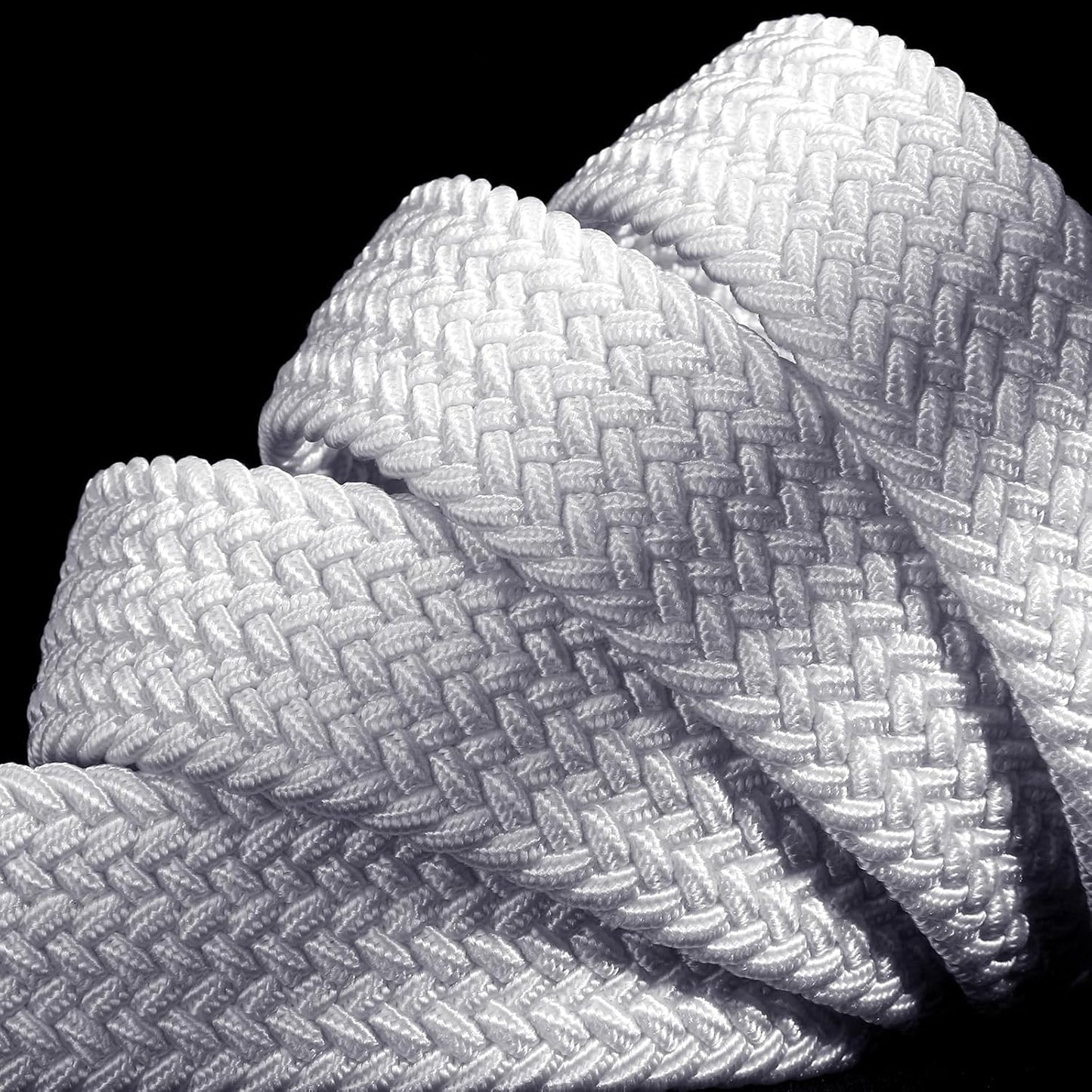 Mens Belt Elastic Belts for Men Stretch Braided Fabric Belts Casual Black Woven Golf Belt for Jeans