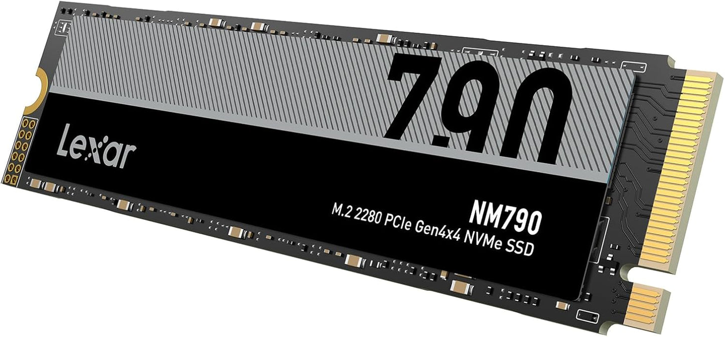 NM790 SSD 2TB, M.2 2280 Pcie Gen4X4 Nvme 1.4 Internal SSD, up to 7,400Mb/S Read, up to 6,500Mb/S Write, Internal Solid State Drive for PS5, PC, Laptop, Gamers, Professionals