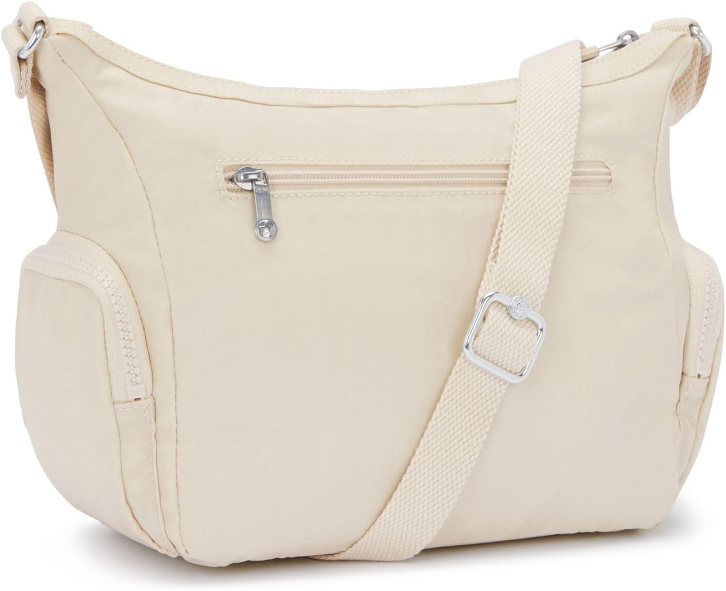 GABBIE S Small Crossbody, Beige Pearl (White)