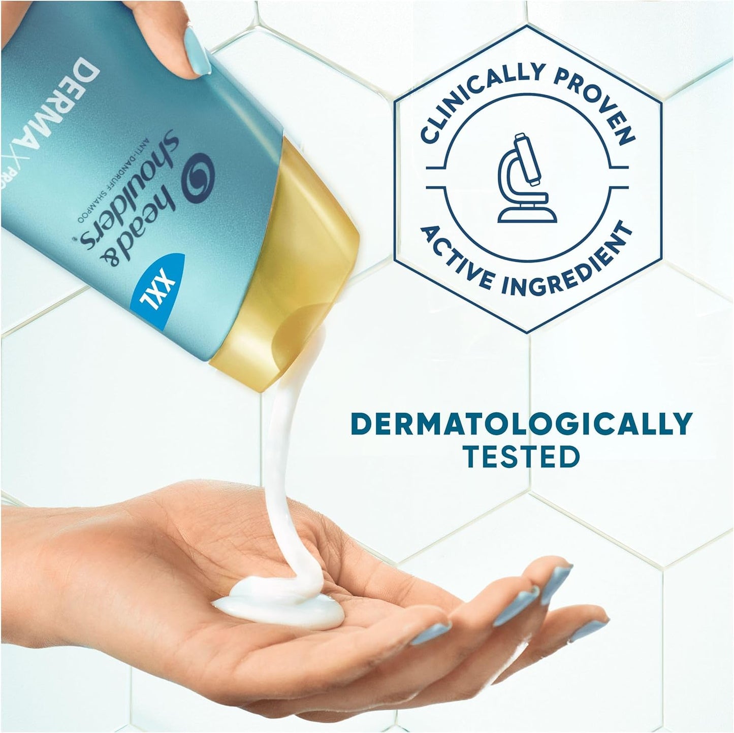 Dermaxpro Repairing Moisture anti Dandruff Shampoo 500Ml +  Dermaxpro Repairing Moisture Lightweight Conditioner 350 Ml
