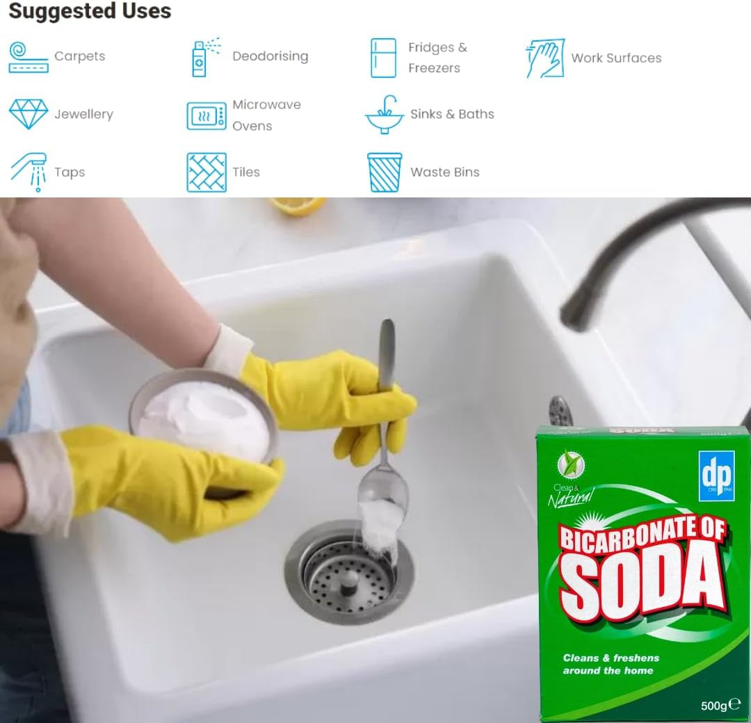 Clean & Natural Bicarbonate of Soda 500G