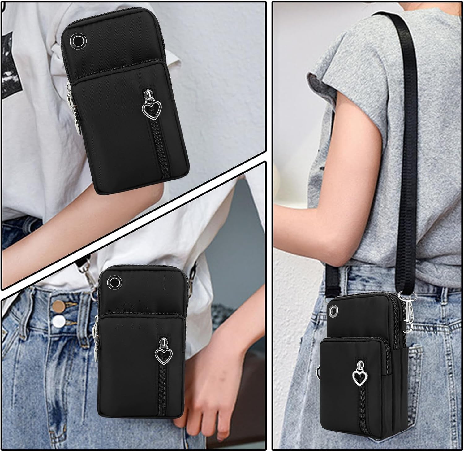 Small Crossbody Bags Mobile Phone Wallet Bags with Large Capacity and Adjustable Shoulder Strap for Women Girl
