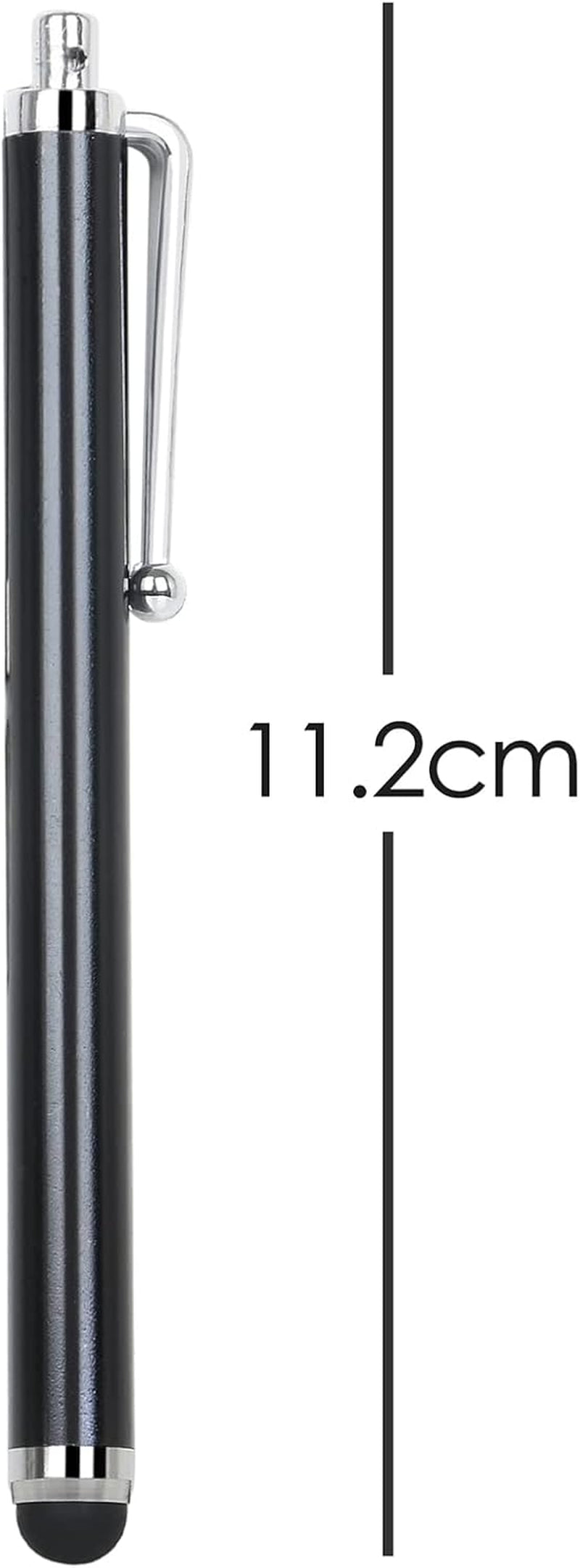 2PC Black Smart Phone Pen Stylus, Silicone Tip Pens for Touch Screen Devices, Compatible with Tablets, Mobile Phones, Laptops, Ipad, Iphone, Samsung Galaxy Note/Tablet, Android - by