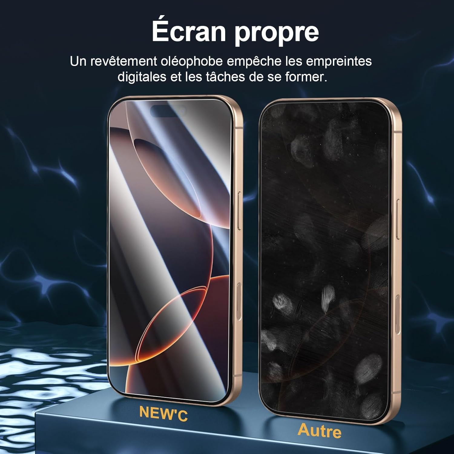 3 Pack Designed for Iphone 17, 17 Pro, Iphone 16 Pro Screen Protector (6.3 Inches), Enhanced Tempered Glass Protection with Easy Installation Tool Included,Case Friendly Ultra Resistant