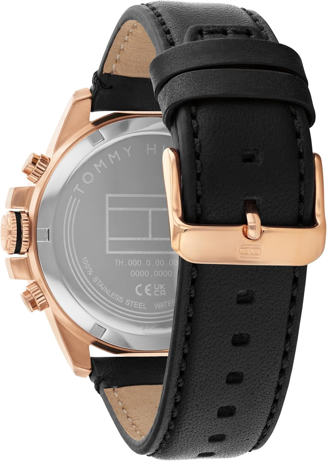 Tommy Hilfiger Dual Time Quartz Watch for Men with Stainless Steel Bracelet or Leather Strap