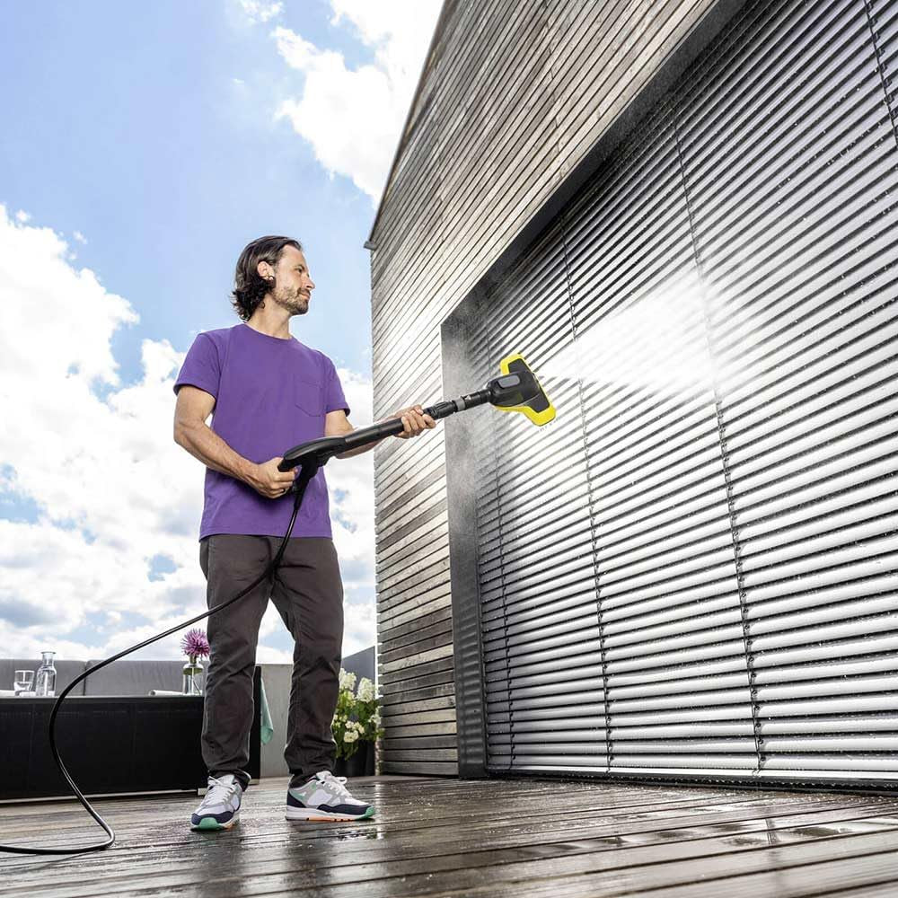WB 7 plus 3-In-1 Wash Brush, 3 Functions: Foam Jet, High-Pressure Flat Spray Nozzle, Soft Brush, Original Accessory for  Pressure Washer K 2-K 7