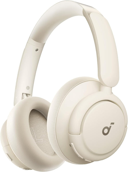 Q30 by , Hybrid Active Noise Cancelling Headphones with Travel Pouch, Multiple Modes, Hi-Res Audio, Custom EQ via App, 50H Playtime, Comfortable Fit, Bluetooth, Multipoint Connection
