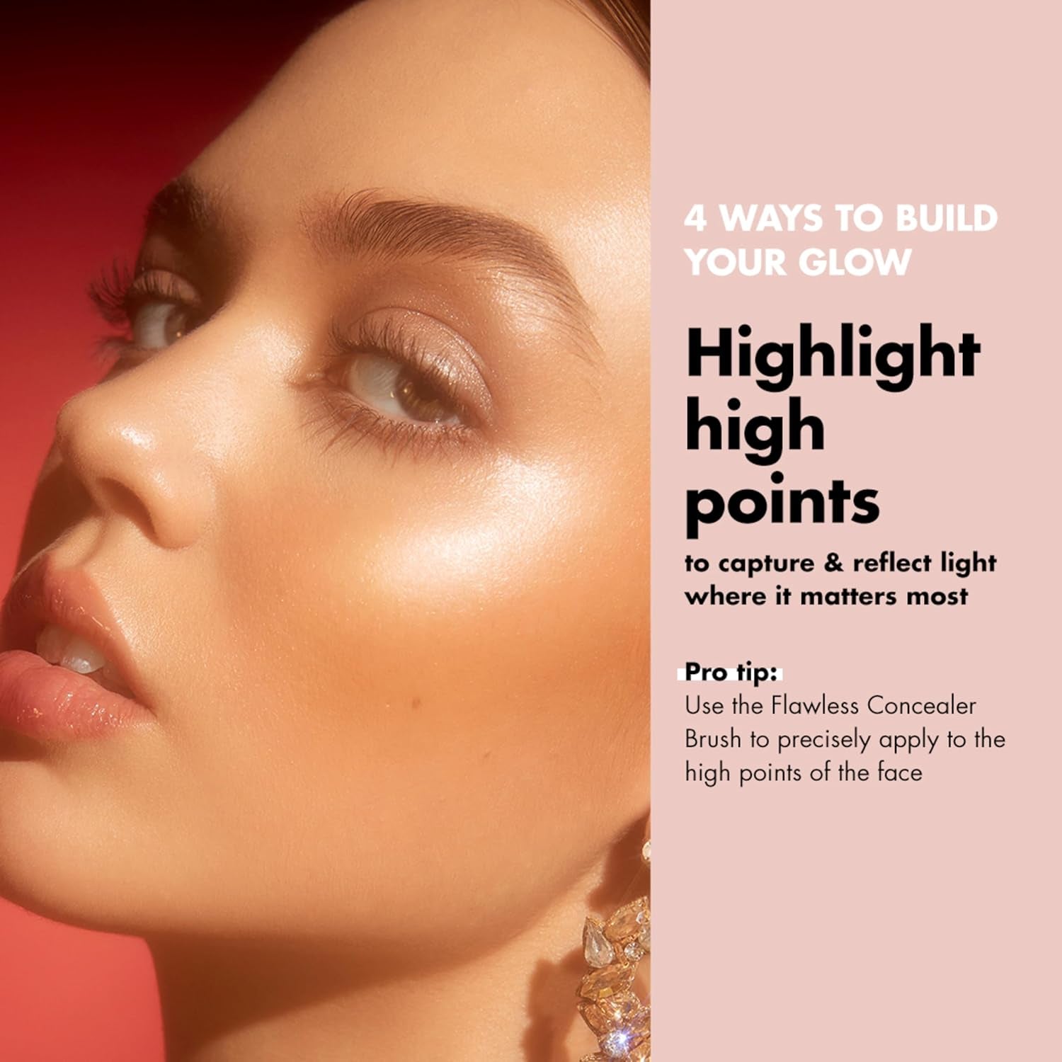 Halo Glow Liquid Filter, Complexion Booster for a Glowing, Soft-Focus Look, Infused with Hyaluronic Acid, Vegan & Cruelty-Free, 3.5 Medium
