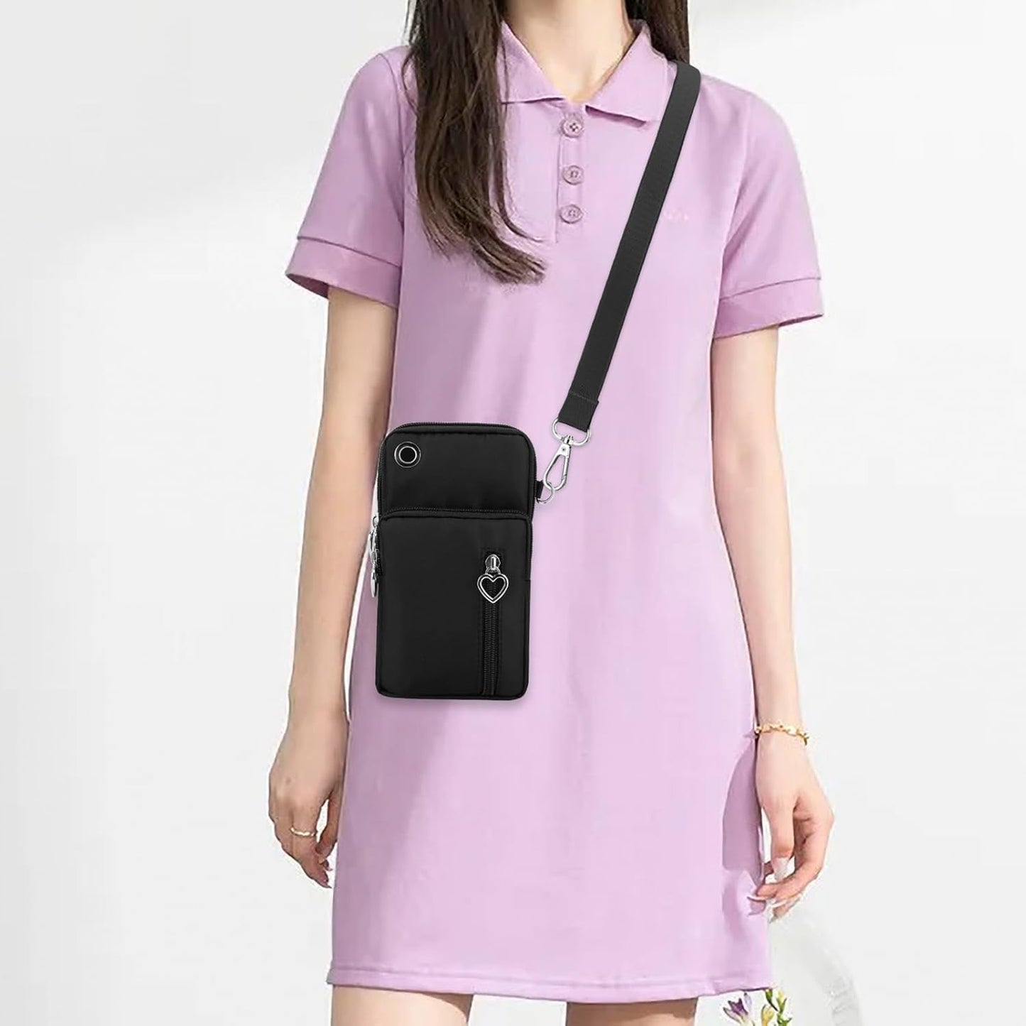 Small Crossbody Bags Mobile Phone Wallet Bags with Large Capacity and Adjustable Shoulder Strap for Women Girl
