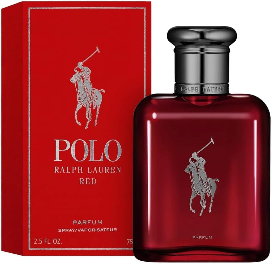 Polo Red Parfum, Aftershave for Men, Ambery Woody Scent, Intense Striking Fragrance, Lasting Wear, Luxury Perfume for Men, 75Ml