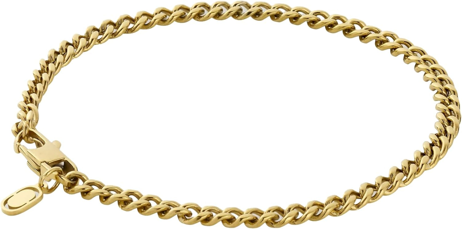- Cuban Link Bracelet - Waterproof, Heat & Sweat Resistant - Gifts for Men - Men'S Jewellery - Width 4MM