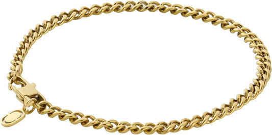 - Cuban Link Bracelet - Waterproof, Heat & Sweat Resistant - Gifts for Men - Men'S Jewellery - Width 4MM
