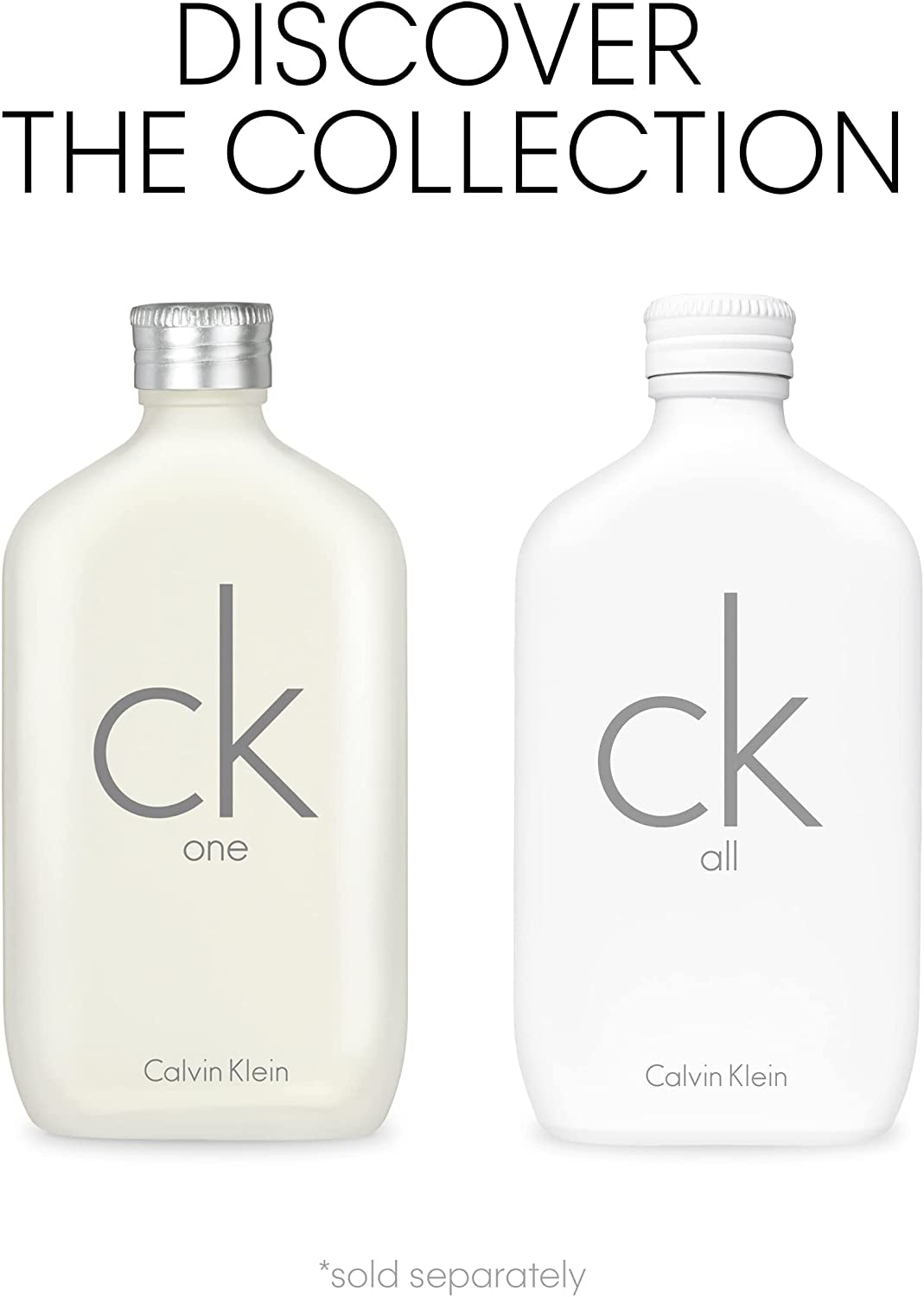 CALVIN KLEIN CK One - Unisex Eau De Toilette for All - Citrus & Aromatic Fragrance with Notes of Green Tea, Nutmeg and Musk - Medium Longevity