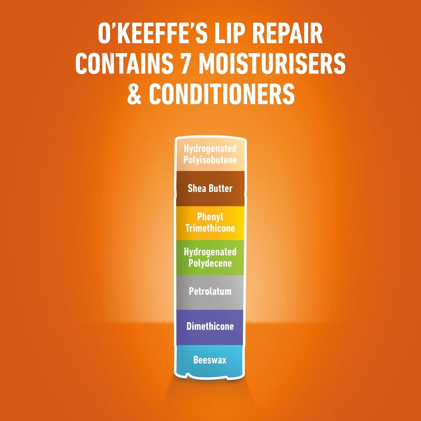 Lip Repair Unscented Lip Balm, 4.2G – for Extremely Dry, Cracked Lips | All-Day Moisture with 7 Moisturising Ingredients