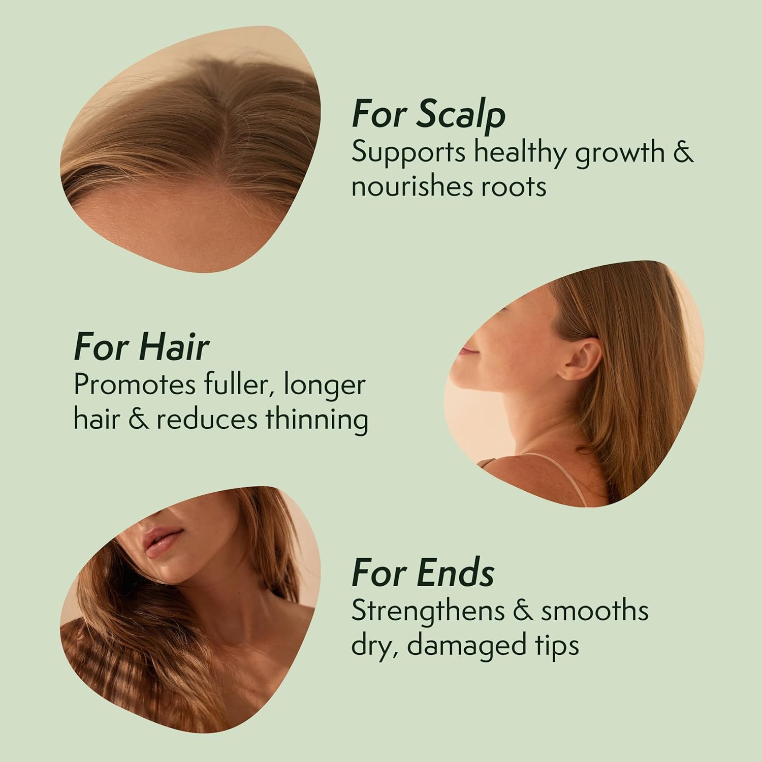 Rosemary Oil for Hair Growth, Pre-Diluted Scalp Oil, Stimulates Growth, Strengthens Dry and Damaged Strands, Nourishes Split Ends, Colour Safe, for All Hair Types, Vegan, 150 Ml