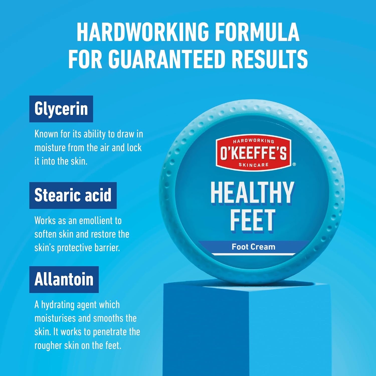 Healthy Feet Jar 91G - Foot Cream for Very Dry Skin, Cracked Heels and Feet | Instantly Boosts Moisture Levels, Creates a Protective Layer & Prevents Moisture Loss