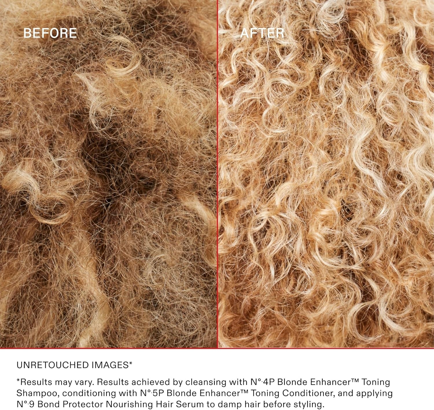 Nº.4P Blonde Enhancer Purple Toning Shampoo: Neutralizes Brassiness & Strengthen | Repairs Damages & Hydrates Hair | for Coily, Curly, Straight, and Wavy, 250 Ml / 8.5 Fl. Oz.