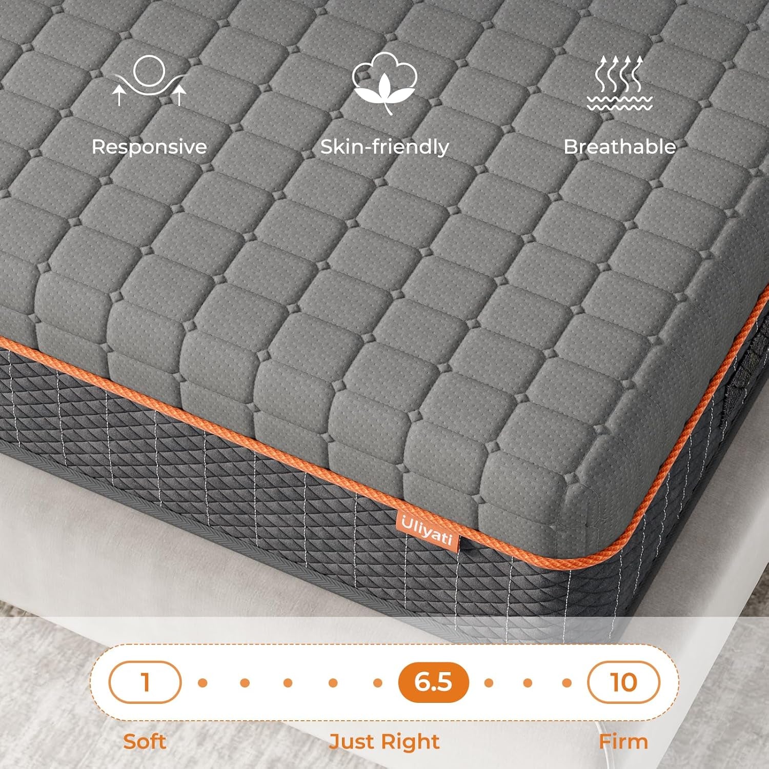 Double Mattresses Memory Foam Mattress, Breathable Mattress for Cool Sleep & Pressure Relief - Medium Mattress, 135X190X20Cm, Certipur-Us Certified