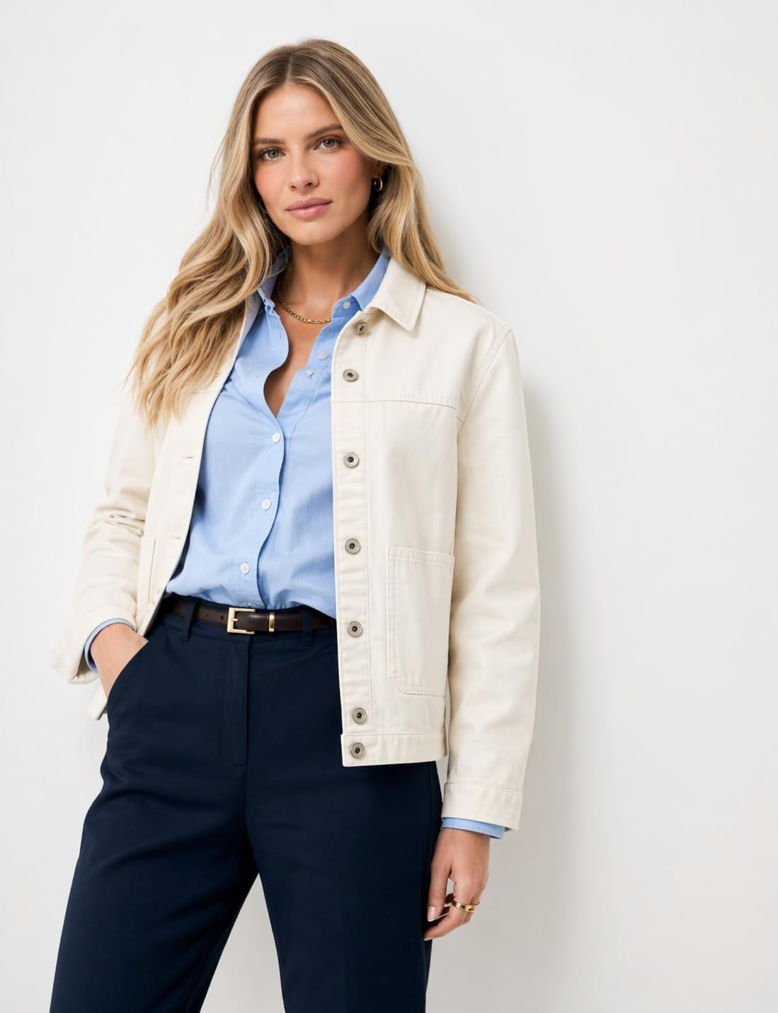 Ex High Street Brand Summer Denim Jackets Women, Ladies Button up Jean Jacket