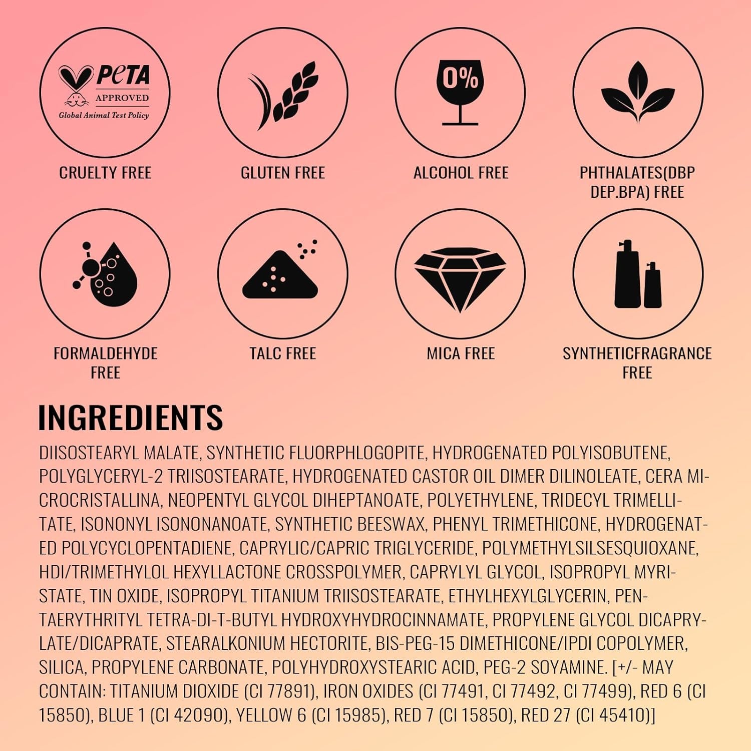 Metallic Shine Glitter Lipstick, Nude High Impact Lipcolor, Brown Soft and Ultra Hydrating, Long Lasting, Vegan & Cruelty-Free, Full-Coverage Lip Color 4.3 G/0.15 Oz Pure Envy(07)