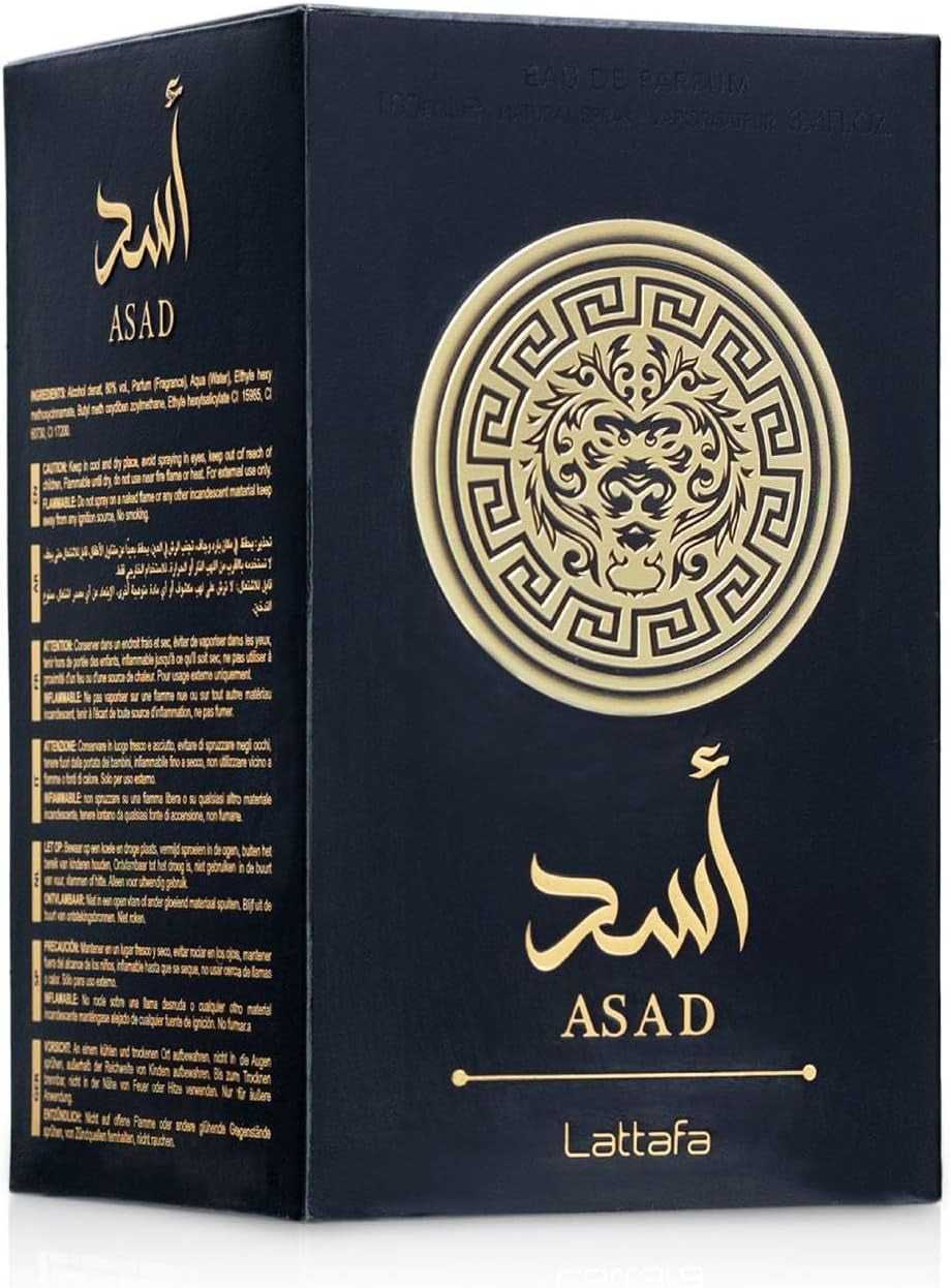 Asad Premium Perfume Refreshing Oud and Musk Fragrances Eau De Parfum 100 Ml Perfume for Unisex (Pack of 1), 100 Ml (Pack of 1)