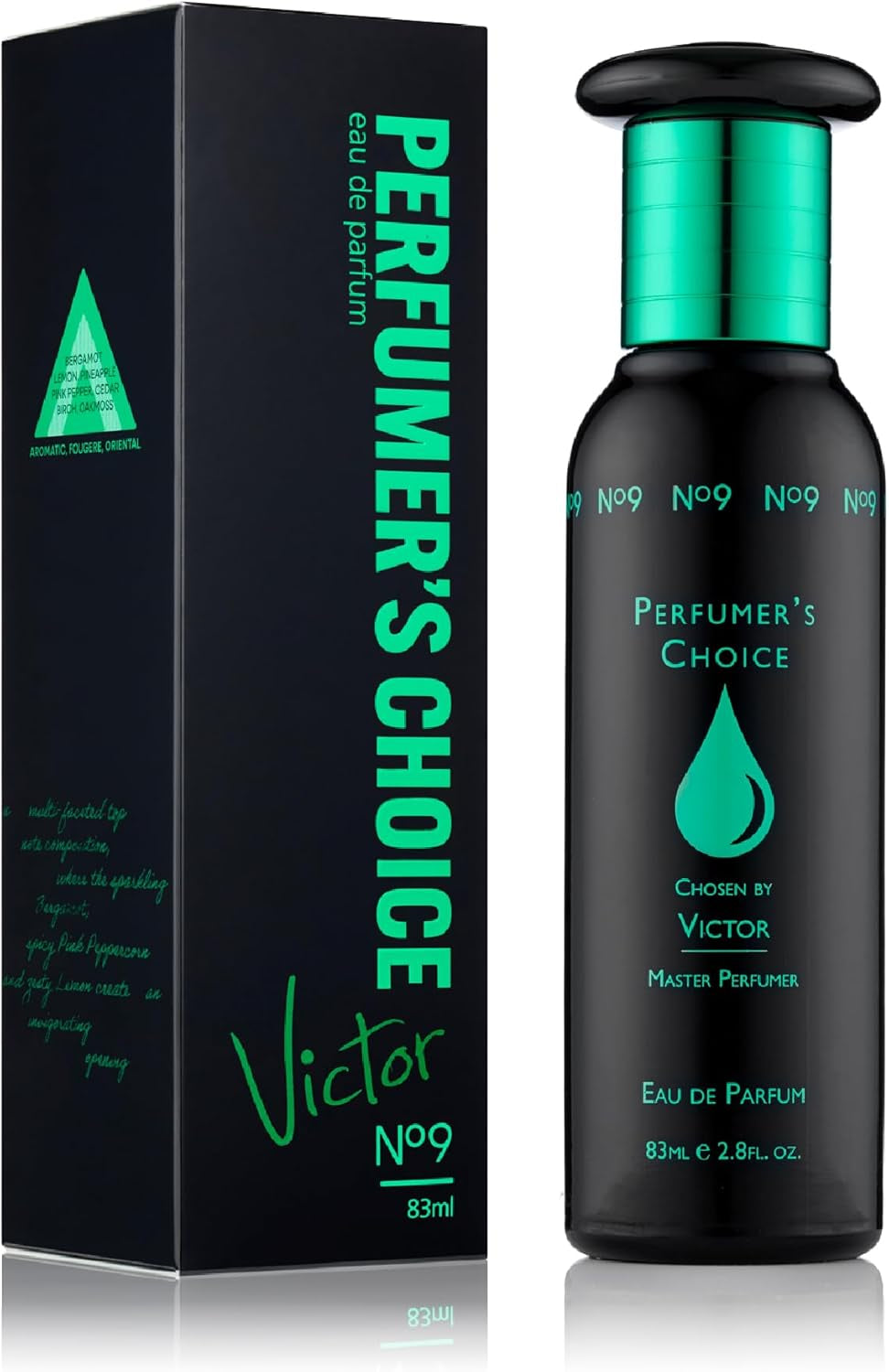 No 9 Victor Perfume for Men. 83Ml Eau De Parfum, Luxury Fragrance - Mens Aftershave, Long Lasting Fragrance by Milton-Lloyd
