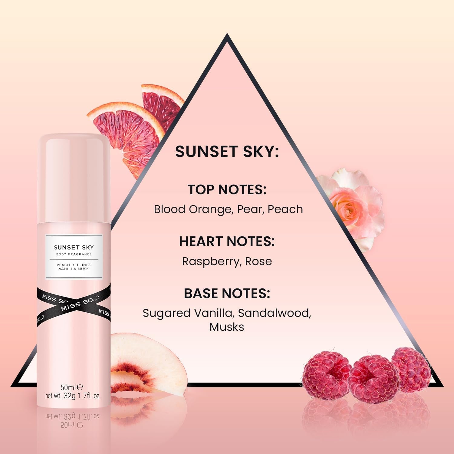 Miss So...? Mini Galore Womens Body Fragrance Gift Set 4X50Ml