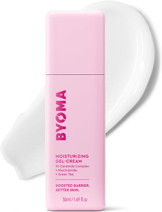 Moisturising Gel Cream (50Ml) Lightweight Oil Free Daily Moisturiser with Barrier Repair, Niacinamide and Green Tea, for All Skin Types - Alcohol Free, Vegan