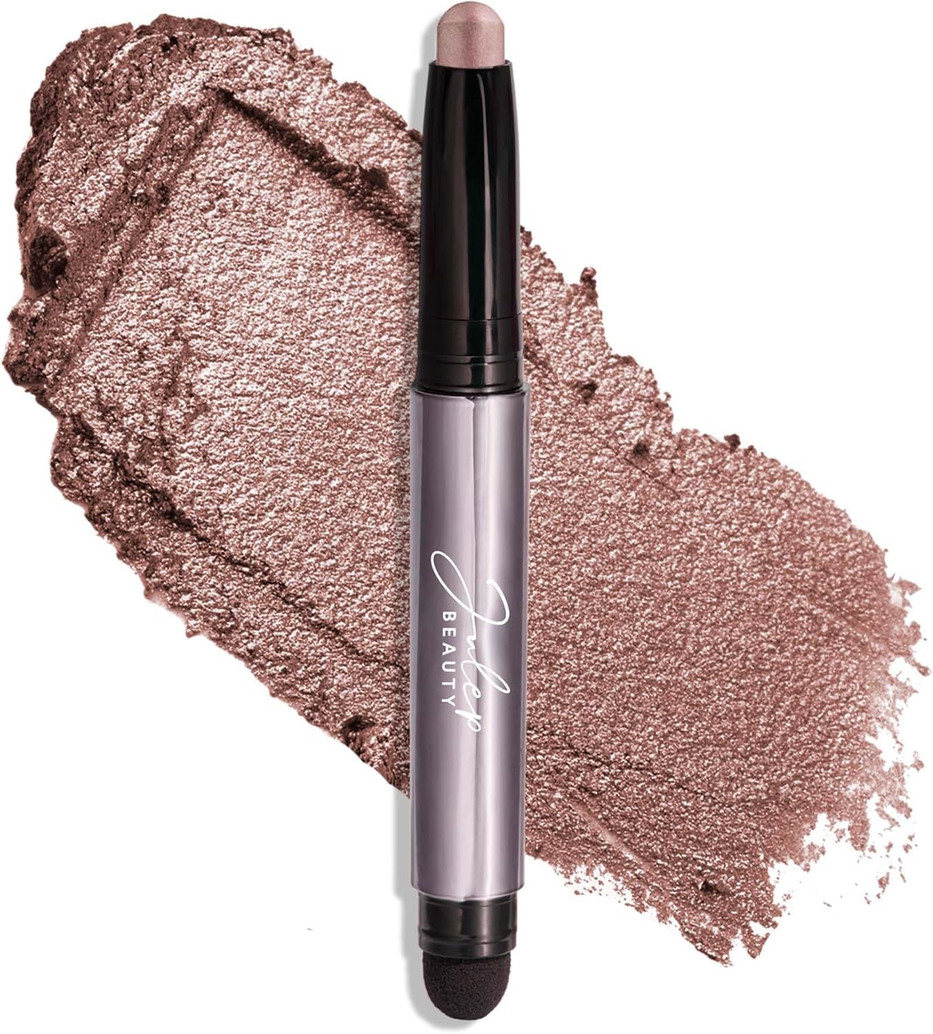 Eyeshadow 101 Crème-To-Powder Eyeshadow Stick (Mink Mauve Shimmer) Long-Lasting, Waterproof Eye Shadow - Blendable, Crease-Proof with Built-In Smudger