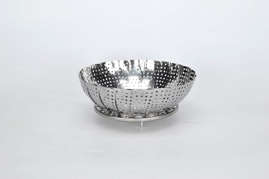 Foldable Vegetable Steamer Premium Stainless Steel Vegetable Steamer Basket, Veggie Steamer Basket Fits Various Size Pot (6" to 10.5")