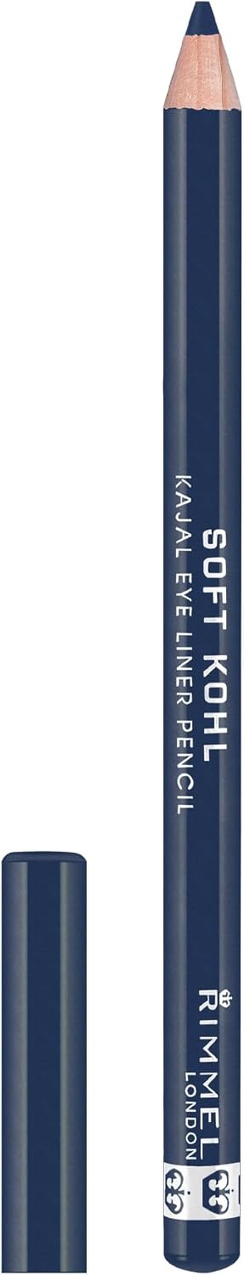 Soft Kohl Kajal Professional Eyeliner Pencil, Denim Blue, Long-Lasting, Vibrant Colour, Smudgeable 1.2 Grams