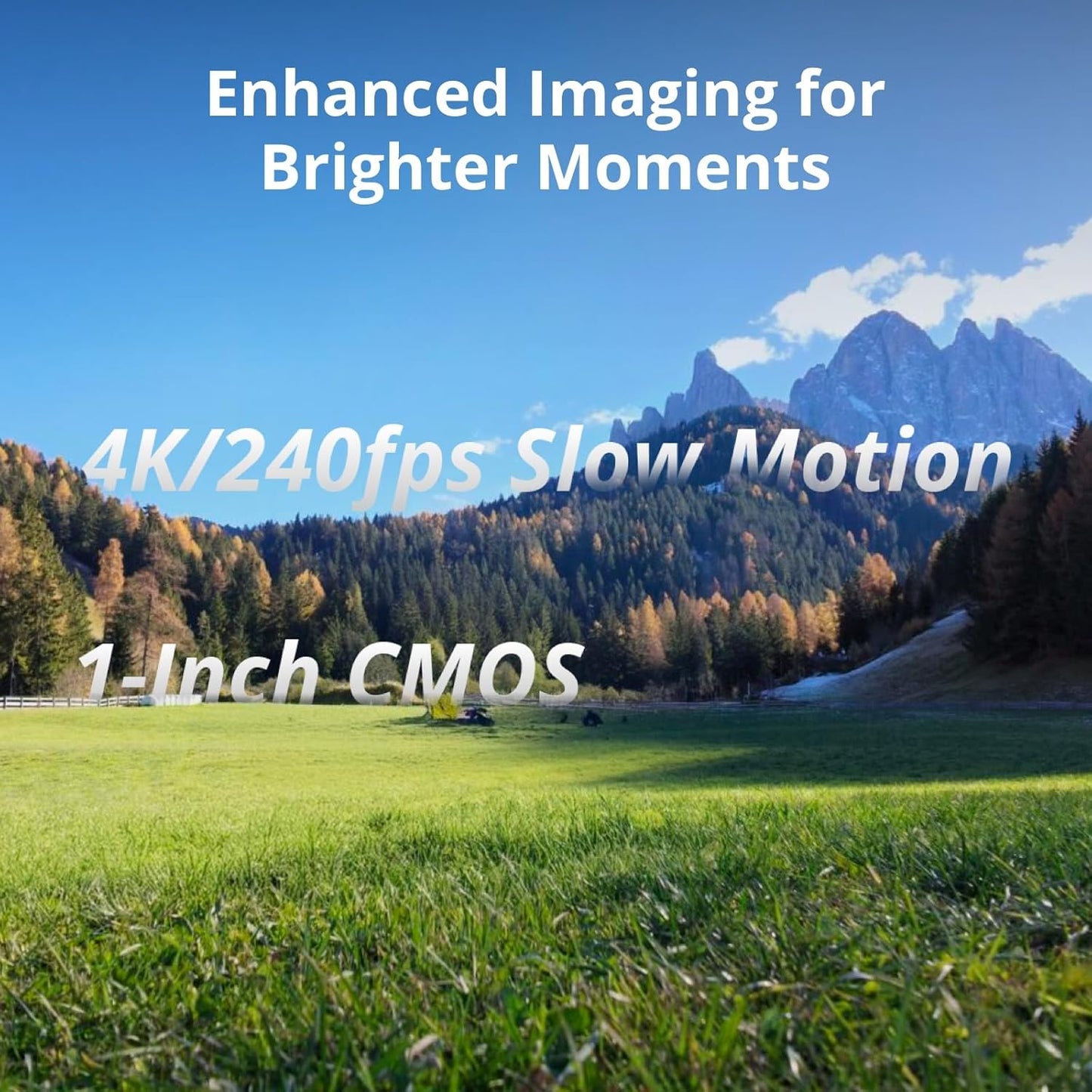 Osmo Pocket 4 Creator Combo, Pocket Gimbal Vlog Camera, 1″ CMOS & 4K/240Fps, 3‑Axis Stabilization, 2× Lossless Zoom, 107GB Built-In Storage, Mic 3 Transmitter, Fill Light, Osmo Mini Tripod