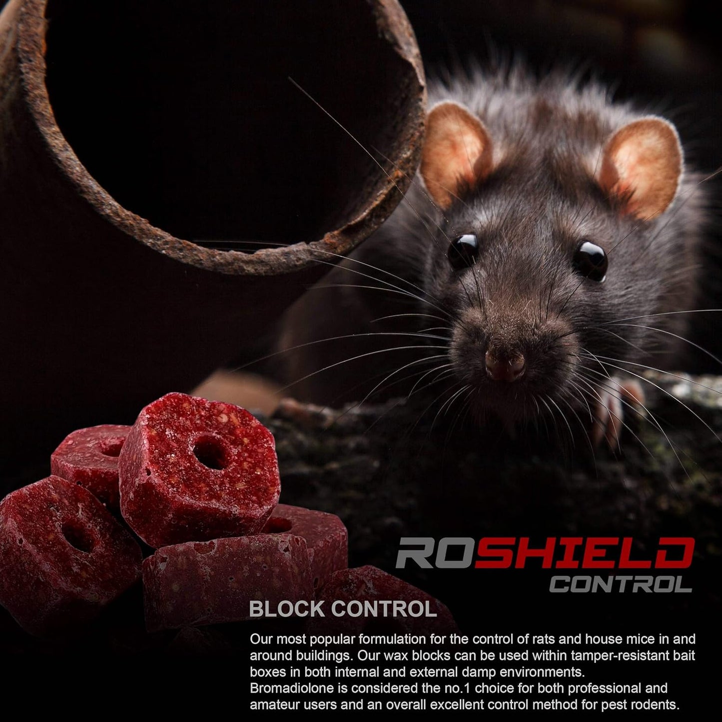 - Rat/Mouse Poisoning,Poison Blocks 300G, Super Strength, Single-Feed Fast Acting Rat & Mouse Killer, Rat Poison Block Bait - Indoor,Outdoor for Rodent Bait Station Refill Packs…