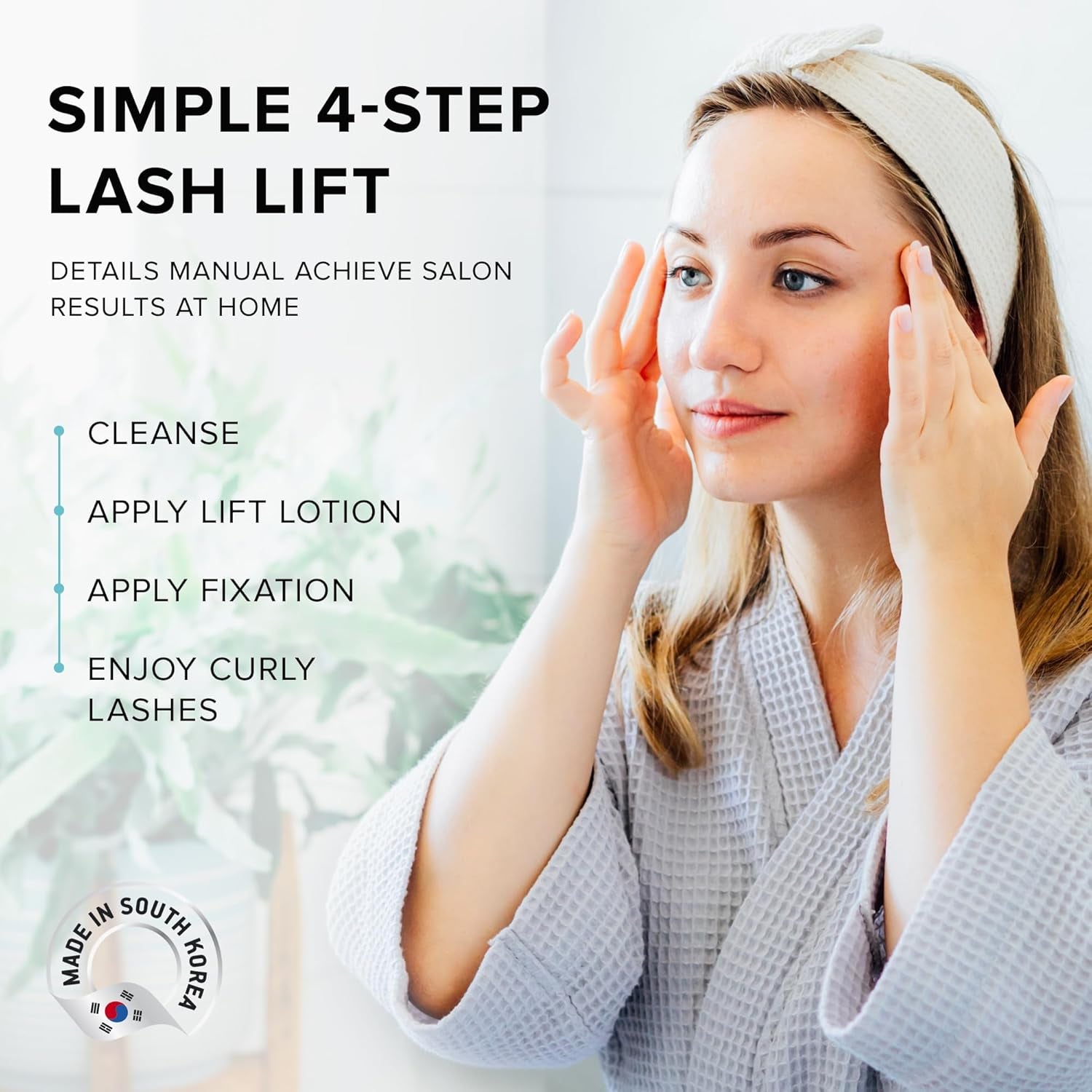 Lash Lift Kit for Women: Hight Quality Eyelash Perm Kit, Detailed Instruction Eyelash Lift Kit, Easy for Beginner and Professional Use, Safe and Effective Salon Results