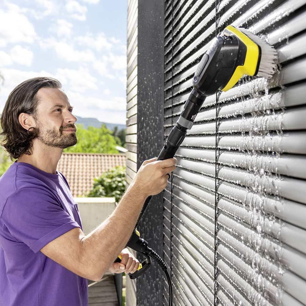 WB 7 plus 3-In-1 Wash Brush, 3 Functions: Foam Jet, High-Pressure Flat Spray Nozzle, Soft Brush, Original Accessory for  Pressure Washer K 2-K 7