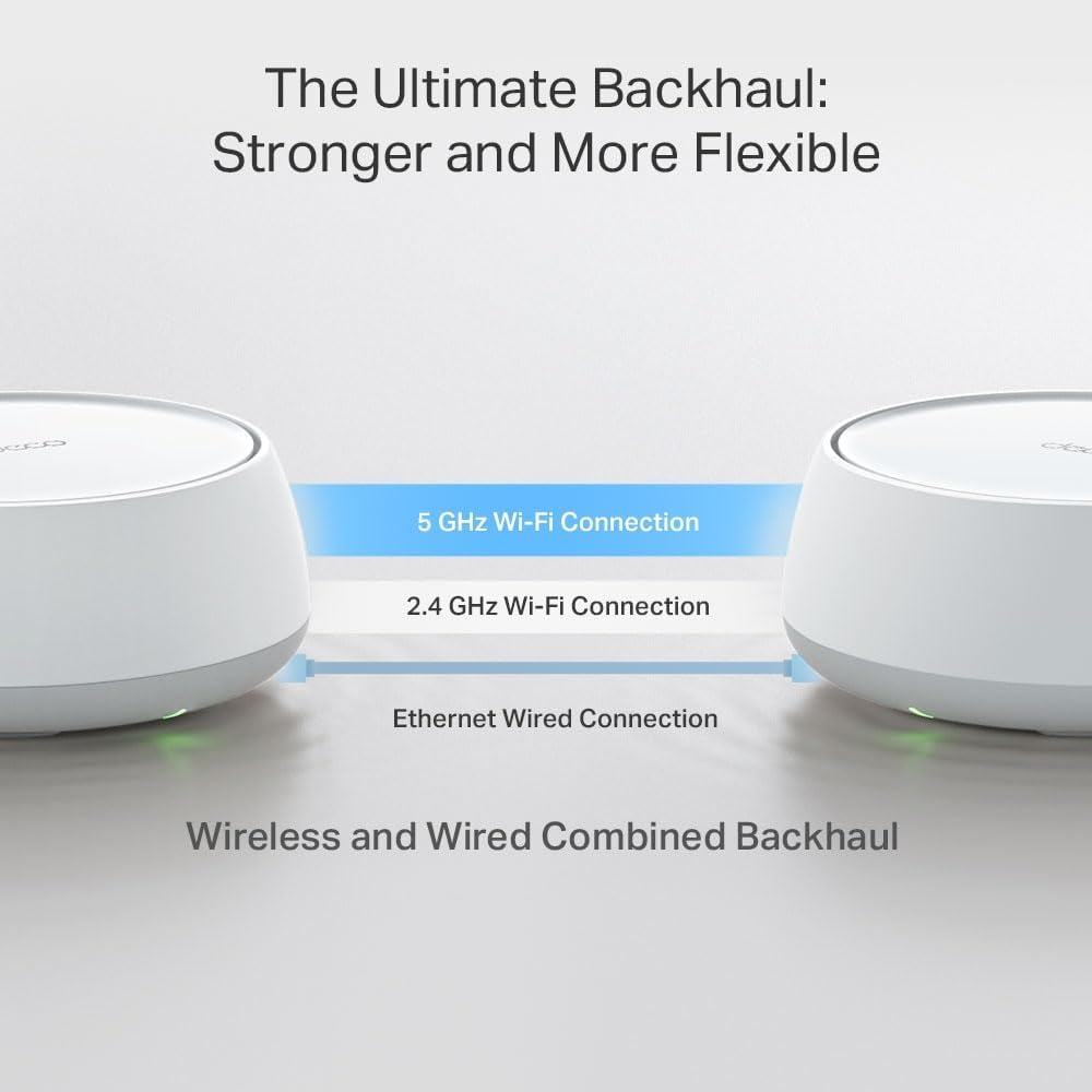 Deco Be3600(3-Pack) Mesh Wifi 7 System, Dual-Band AI Roaming Router, MLO, 4K-QAM, Homeshield, Whole Home Coverage, 150+ Devices Connection, Extender Booster, VPN, Google Home/Alexa