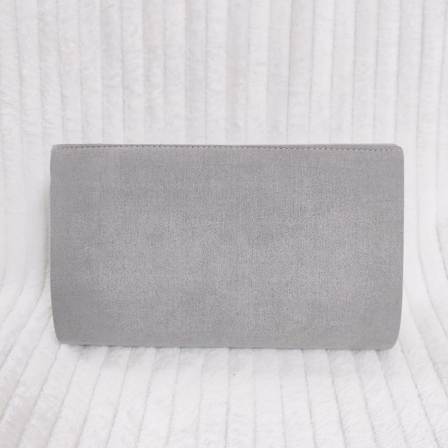Women'S Stylish Suede Envelop Style Bridal Wedding Evening Clutch Party Purse Hand Bag