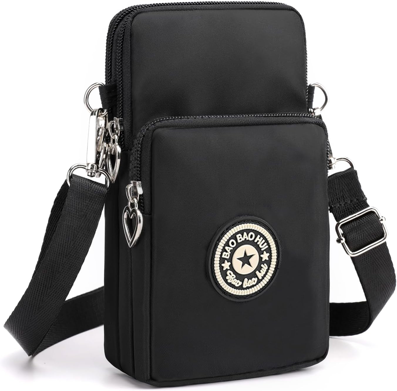 Crossbody Bags for Women, Waterproof Phone Pouch Wrist Bag Zipper Phone Bag Small Handbag Crossbody Shoulder Bag Compatible with Iphone 15 Pro Max/15/14/13/12/11 Samsung Galaxy S23 S22…