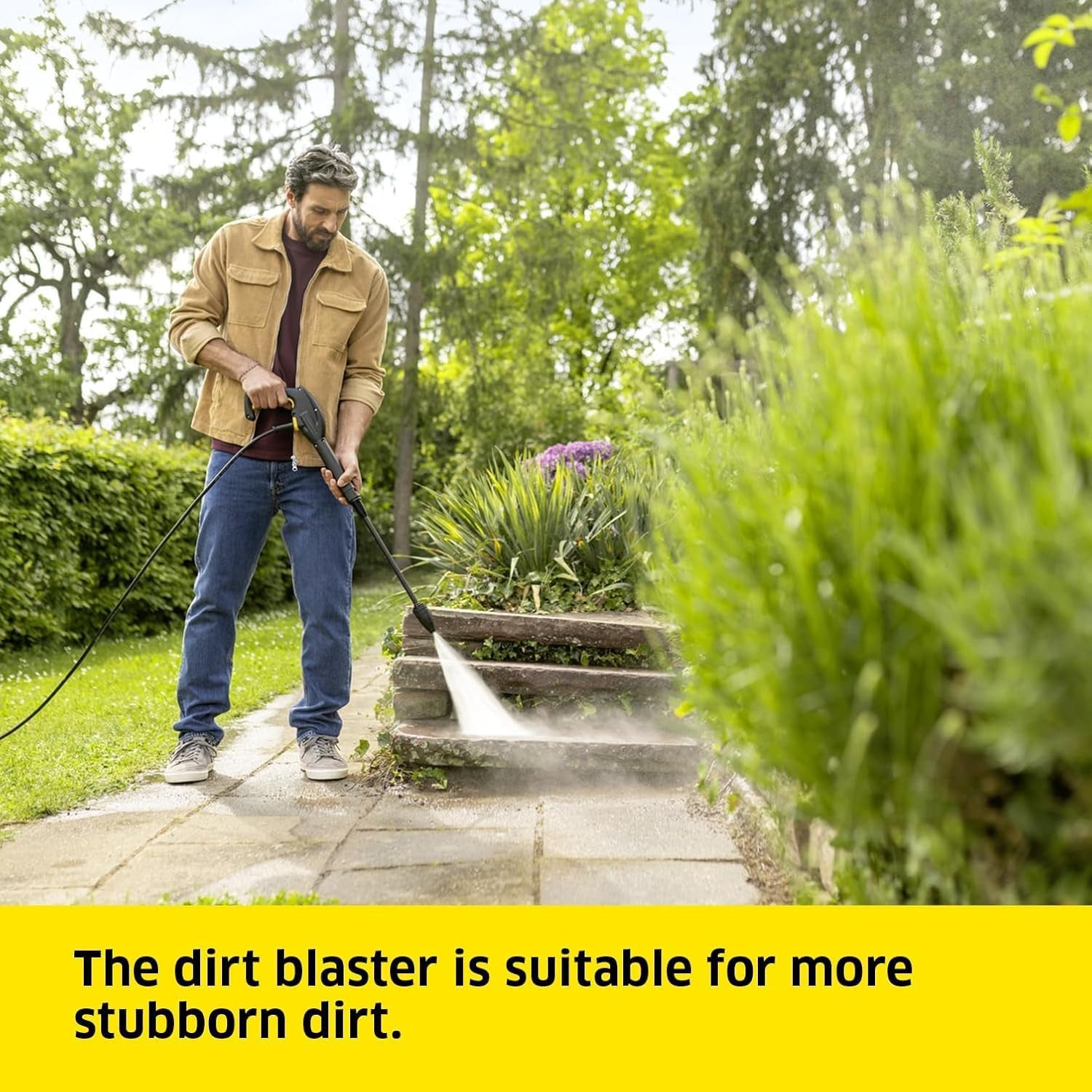 K 3 Classic Home Pressure Washer, Pressure: Max. 120 Bar, Flow Rate: 380 L/H, Area: 25 M²/H, Water Filter, Weight: 4.2 Kg, High-Pressure Hose and Gun, Dirt Blaster, Spray Lance, Home Kit