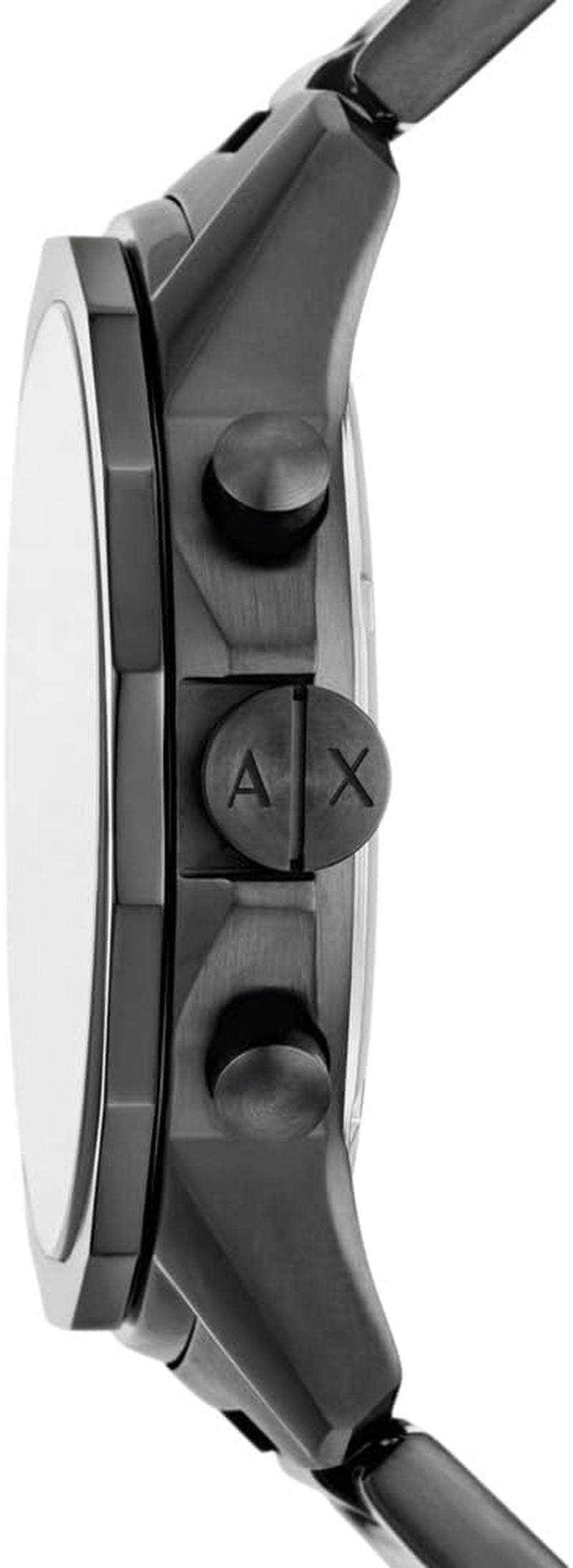 Armani Exchange Men'S 44MM Gun-Metal Stainless Steel Watch, AX7170SET
