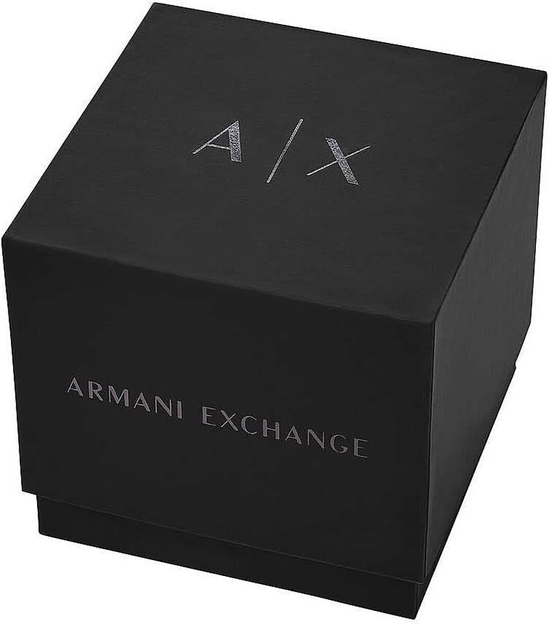 Armani Exchange Men'S 44MM Black Stainless Steel Watch, AX4196