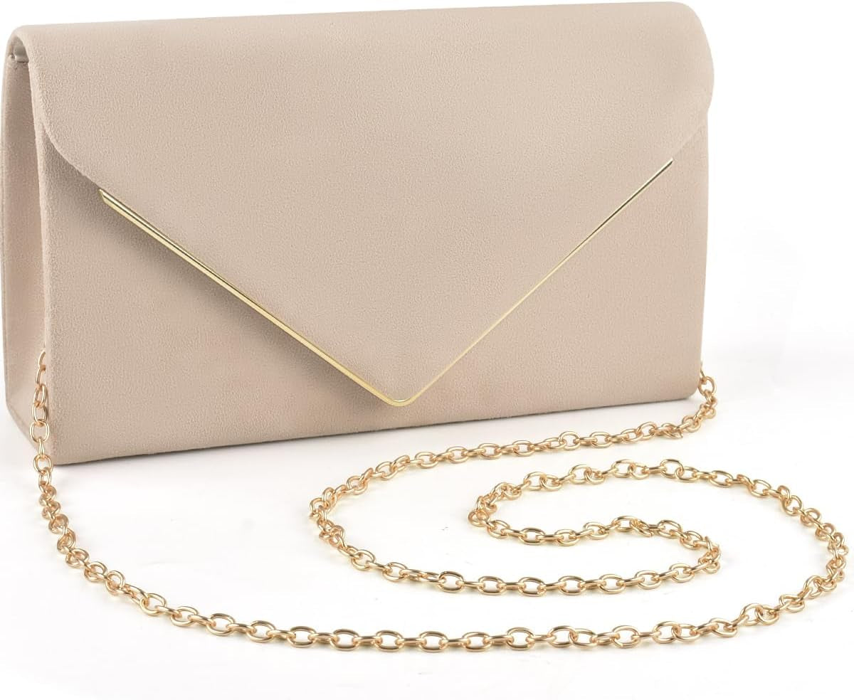 Women Evening Clutch Bags, Prom Handbag Formal Party Clutches Wedding Purses Cocktail Promenade Shoulder with Detachable Strap