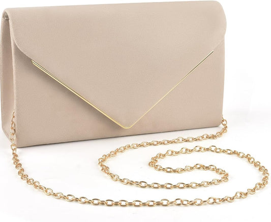 Women Evening Clutch Bags, Prom Handbag Formal Party Clutches Wedding Purses Cocktail Promenade Shoulder with Detachable Strap