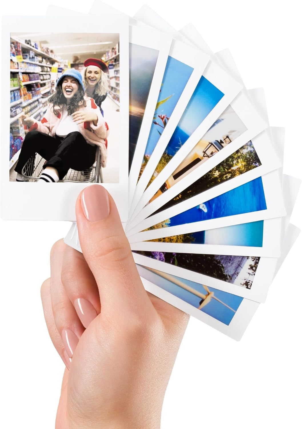 Mini Instant Film White Border, 20 Shot Pack, Suitable for All Mini Cameras and Printers