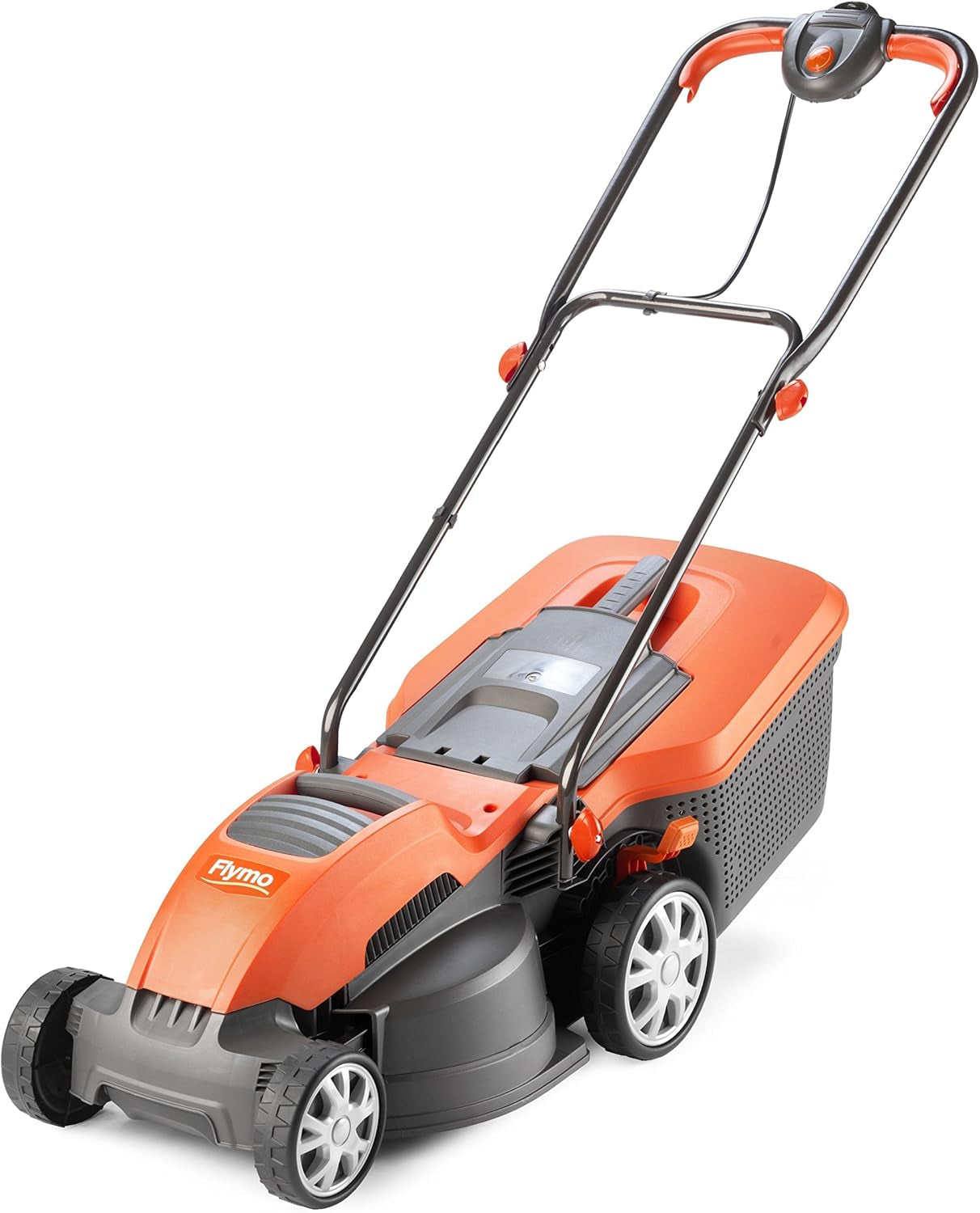 Speedi-Mo 360C Electric Wheeled Lawn Mower, 1500 W, Cutting Width 36 Cm, Orange/Black