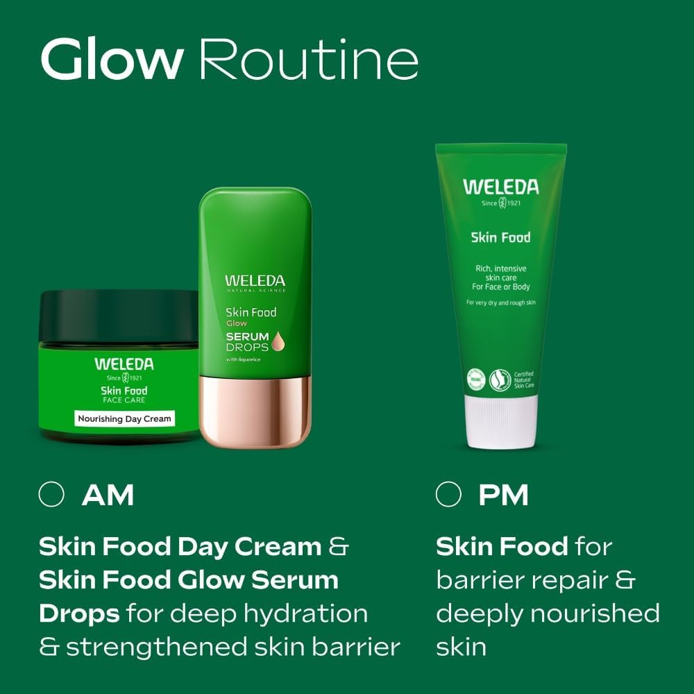 Skin Food, Dry Skin Moisturiser, Moisturising Cream & Primer, Face & Body, for Men & Women, Multiple Uses, 100% Certified Natural, Organic, 75Ml