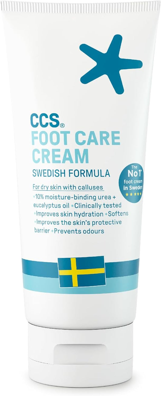 Professional Foot Care Cream 175 Ml - Moisturise and Protect Dry and Callused Feet, Contains 10% Urea and Eucalyptus Oil, Clinically Tested, Suitable for Diabetics