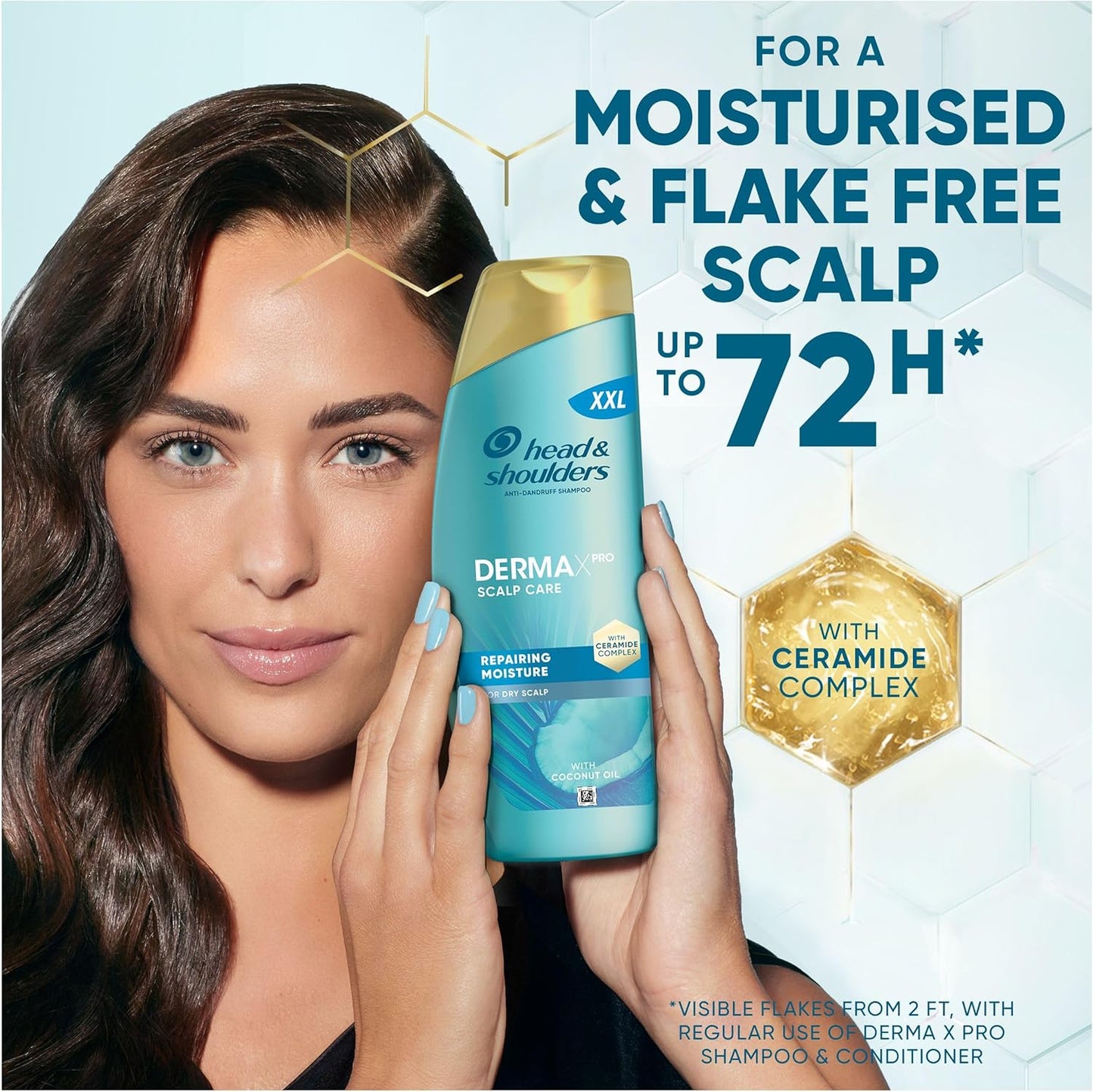 Dermaxpro Repairing Moisture anti Dandruff Shampoo 500Ml +  Dermaxpro Repairing Moisture Lightweight Conditioner 350 Ml