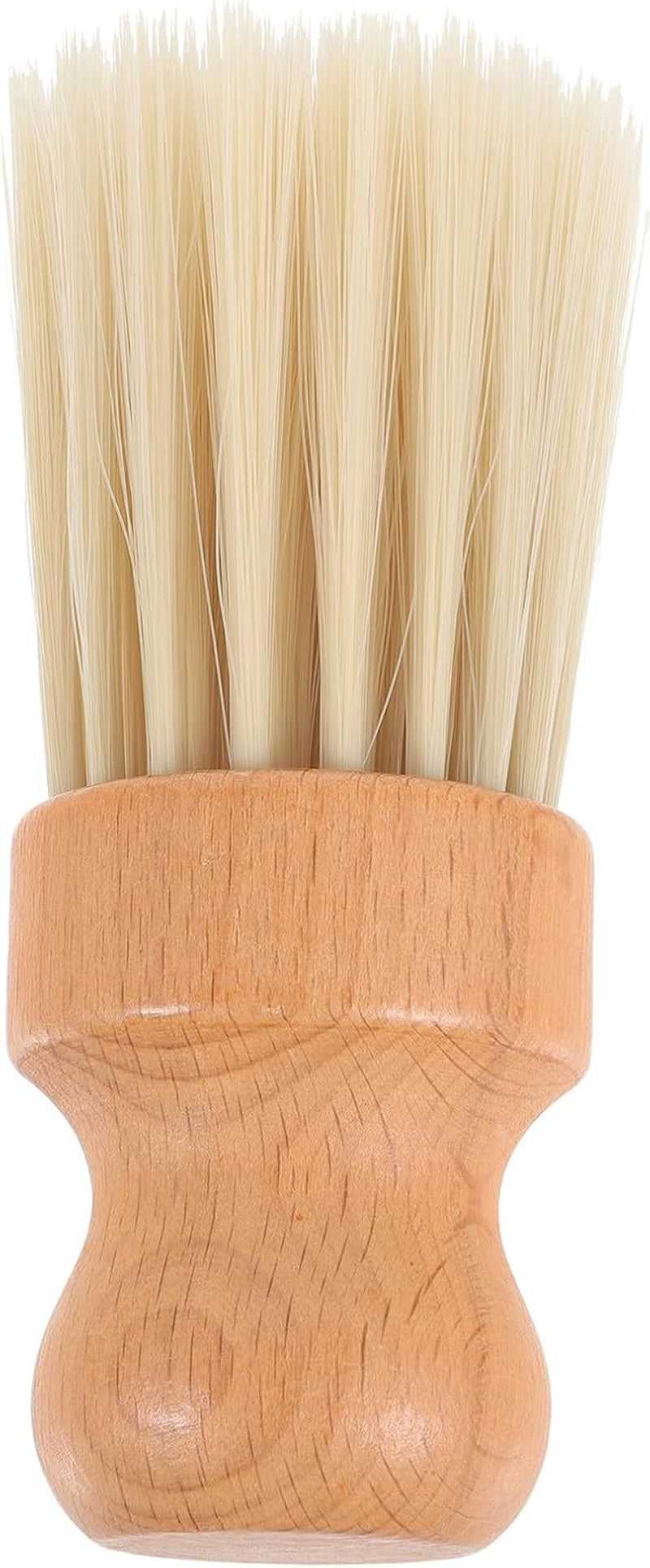 Cleaning Brush Beige Wooden Handle Handheld with Fibrous Soft Wool Bristles for Keyboard Cleaning and Portable Dust Removal Beech Material Suitable for Home and Office Use